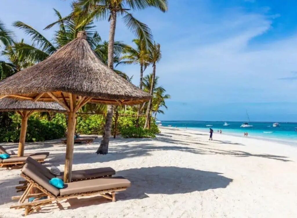 Tropical beaches are perfect for beach volleyball lovers.